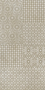 TESORI DECORO MONILI BIANCO BRONZO 120X240