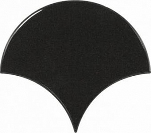 21964 Scale Fan Mosaic Black Gloss 30X43
