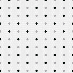 HESAGONAL DECOR DOTS 1 3X3,5