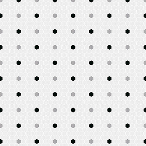 HESAGONAL DECOR DOTS 1 3X3,5