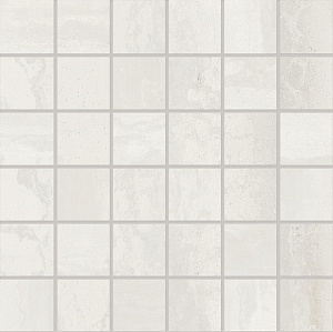 MOSAICO 5X5 - 30X30 STEEL WHITE