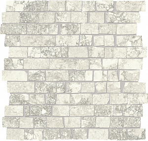 MOSAICO MINI BLOCK ANCIENT - 30X30 WHITE
