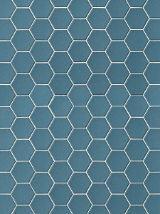 Hexa Cadet Blue mosaic