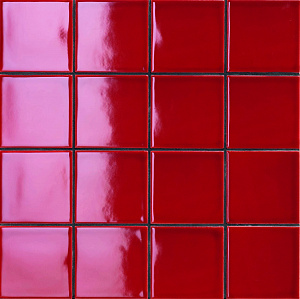 DIN RED GLOSSY 7,4X7,4 RIF
