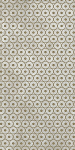 TESORI DECORO ANELLI GRIGIO BRONZO 120X240