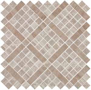 MARVEL PRO Travertino Silver Diagonal Mosaic