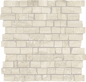 MOSAICO MINI BLOCK VEIN CUT - 30X30 CREAM