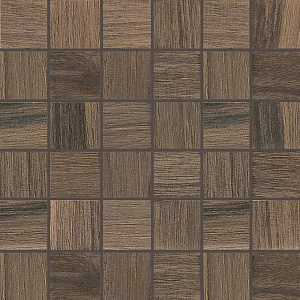 WOODEN TILE WALNUT MOSAICO 5X5