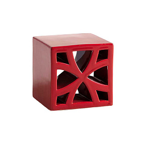 Split Blend Flo Red Velvet glossy border