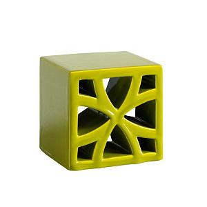 Split Blend Flo Lime Green glossy border