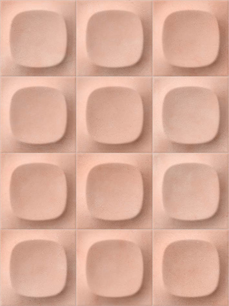 Pop Rosa Antico Groovy glossy 10x10