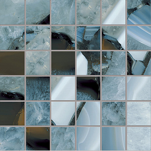 MOSAICO 5X5 - 30X30 AGATE AZURE