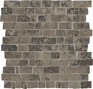 MOSAICO MINI BLOCK ANCIENT - 30X30 CHOCOLATE