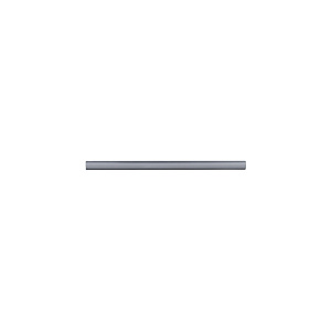 BULLNOSE TRIM GRAPHITE GLOSSY 1.4 X 26