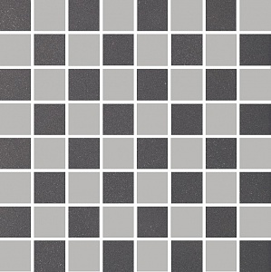MOSAICO 30X30 COAL-SILVER