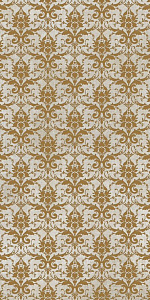TESORI DECORO BROCCATO BIANCO ORO 120X240