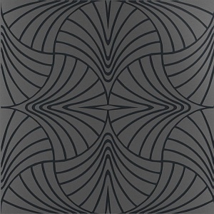 S PIUMA 23-20 Swing Piuma Sterling Silver Su Fondo Nero Matt 60X60