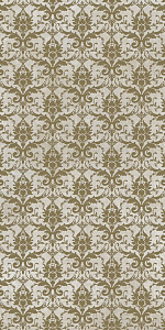 TESORI DECORO BROCCATO BIANCO BRONZO 120X240