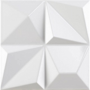 Dune Shapes Multishapes White Gloss 25x25