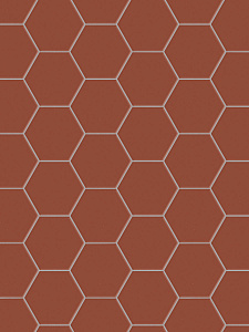 Hexa Rusty Red FLOOR