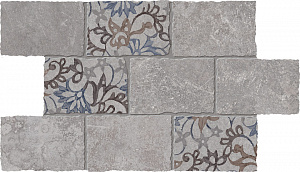 MOSAICO MAJOR FLORITA DECO - 30X45 GREY