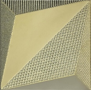 Dune Shapes Origami Gold Mat-Gloss 25x25