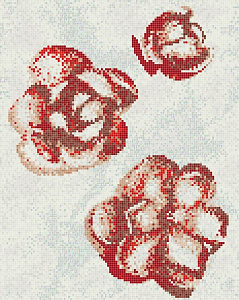 WALLPAPER RED GARDENIA 1X1