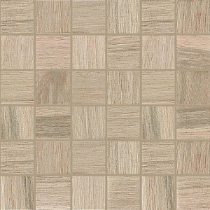 WOODEN TILE ALMOND MOSAICO 5X5