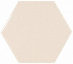 21922 Scale Hexagon Mosaic Cream 31X38
