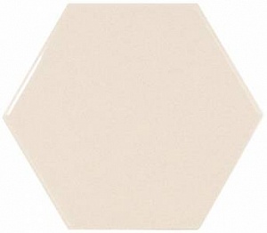 21922 Scale Hexagon Mosaic Cream 31X38
