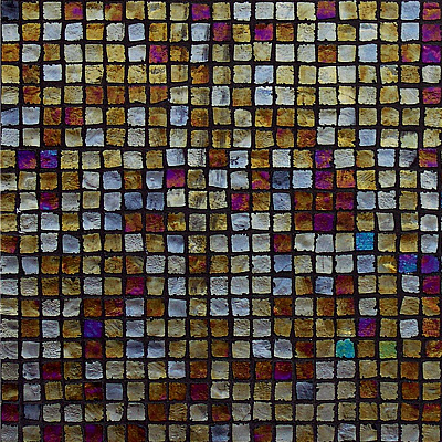 VETRO METALLI IRIDESCENTE MOSAICO 1,8X1,8