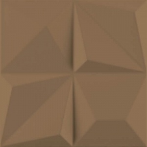 Dune Shapes Multishapes Bronzo Mat-Gloss 25x25
