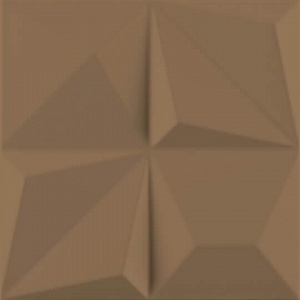 Dune Shapes Multishapes Bronzo Mat-Gloss 25x25
