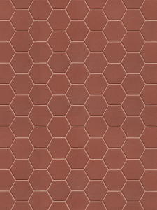 Hexa Rusty Red mosaic