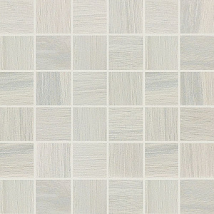 WOODEN TILE WHITE MOSAICO 5X5