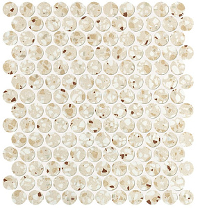 GLIM GEMME BEIGE ROUND MOSAICO MATT