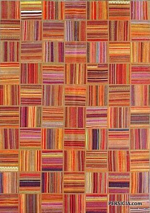 247x171. Современный персидский килим-пэчворк