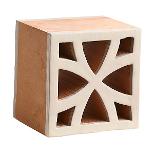 Split Blend Flo Soft Ivory matt border