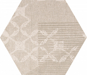 ESAGONA PATCHWORK - 25,5X29,4 TAUPE LINEN