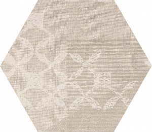 ESAGONA PATCHWORK - 25,5X29,4 TAUPE LINEN