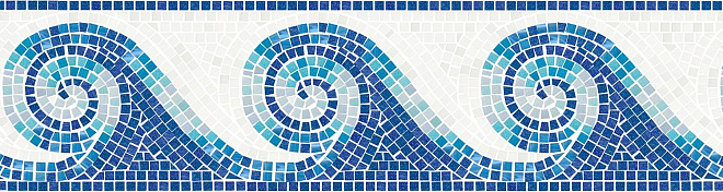AQUATICA BORDERS ARTISTIC MOSAIC FADO 1 1X1