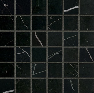 MOSAICO 36 MARQUINA NERO LUX 30X30 LGCDLX2