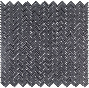 Enamel herringbone Graphite sheet 30x29  8033849012851