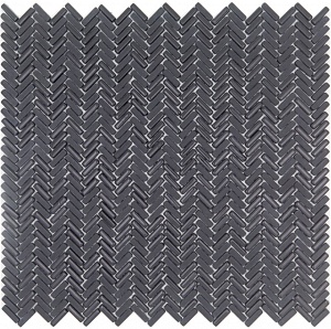 Enamel herringbone Graphite sheet 30x29  8033849012851