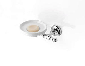902 CB33 - PORTA SAPONE SINGOLO CERAMICA BIANCA