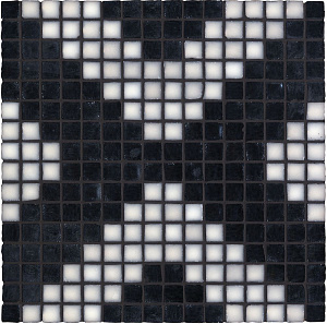 NEUTRA 6.0 DECORO F DARK MOSAICO VETRO 1,8X1,8