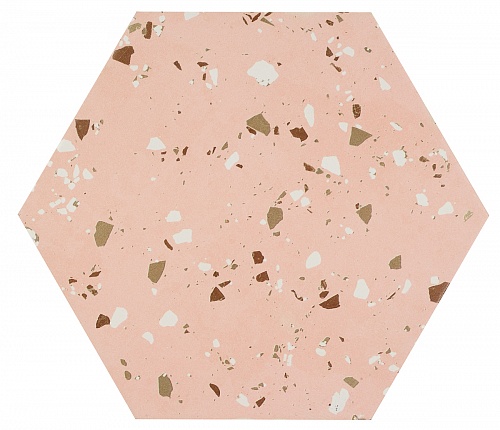 SOUTH PINK NATURAL HEXAGON 29х25