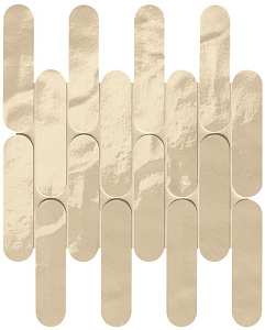 GLIM BEIGE CURVE MOSAICO BRILLANTE