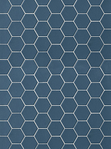 Hexa Aegean Blue mosaic
