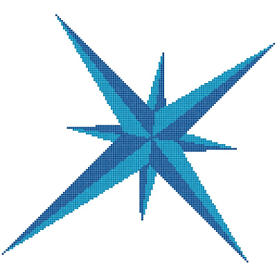 AQUATICA DECORS ROSA DEI VENTI 2X2